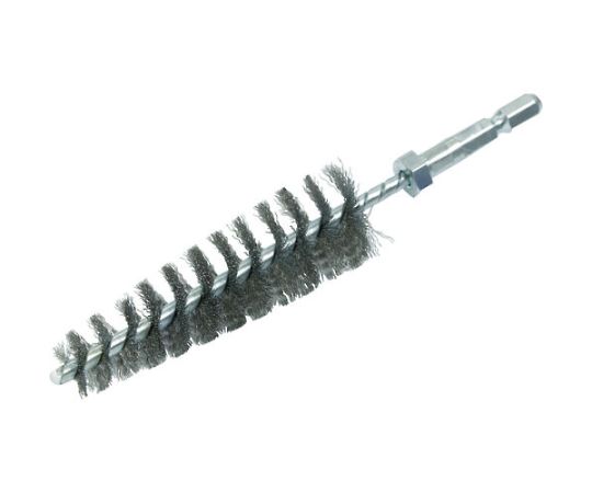 トラスコ中山 六角軸テーパーネジリブラシ　ステンレス線　0.2Φ　14Φ～24Φ穴用 6TNB-1424-SUS 1本