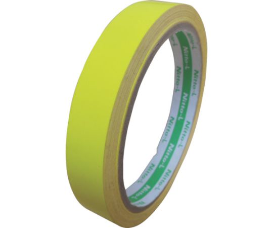 日東エルマテリアル 蛍光テープ 15mm×5m レモンイエロー LK-15LY 1巻