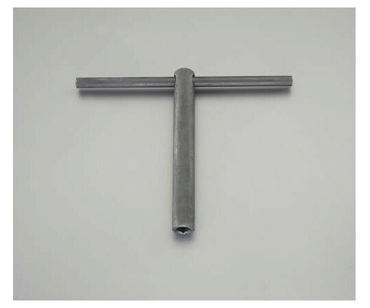 エスコ 四角ソケットロングT型レンチ　9×200mm EA613AM-9 1本●奥まった場所での作業に最適です。●材質：特殊鋼●スクエアサイズ：9.0mm●先端外径：18mm●全長：200mm
