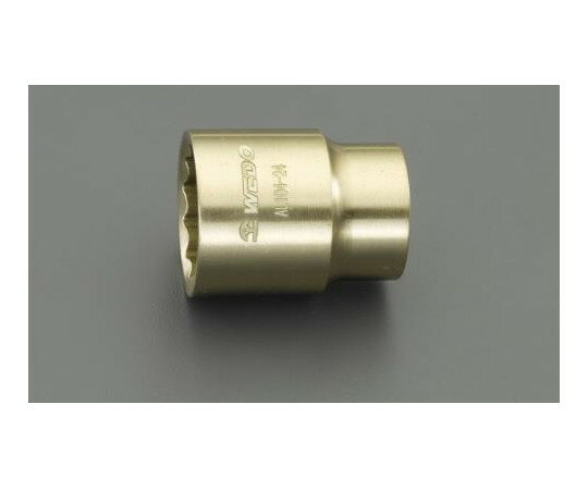 エスコ ソケット（ノンスパーキング）　1/2"DR×17mm EA643FC-17 1個