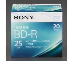 エスコ BD-R（ビデオ用4倍速/20枚）　25GB EA759GS-70A 1袋(20枚入)