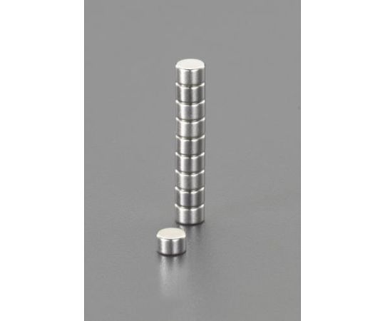 エスコ 超強力マグネット(10個)　φ4×3mm EA781EK-12 1袋(10個入)