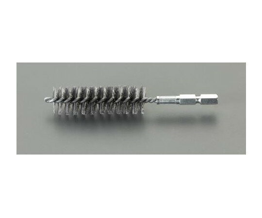 エスコ 六角軸付チューブラシ（スチール）　13mm EA819BL-302 1個