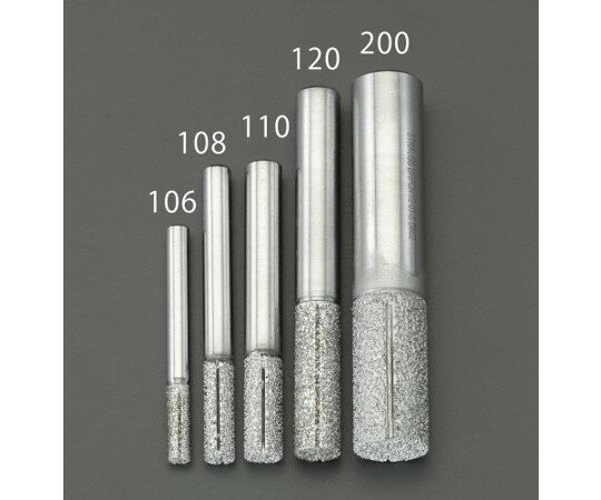 エスコ ダイヤモンドルーター（複合材用/円筒）　8mm EA827ES-108 1本