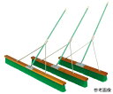 淡野製作所 コートブラシN 補強付 120 D-3090 1台