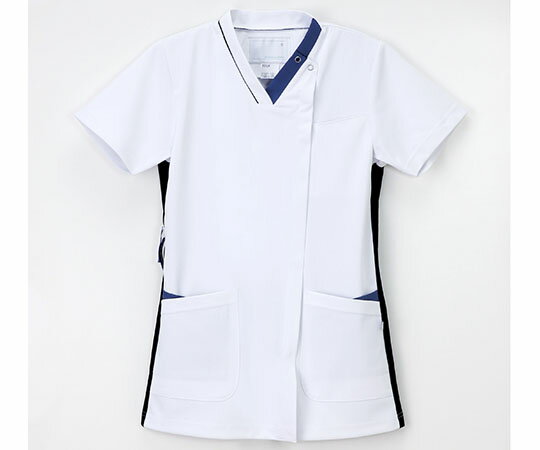 ナガイレーベン 男女兼用スクラブ　Tネイビー+ロイヤルブルー　S LX-4092 1枚