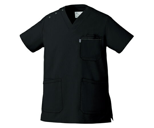 ミズノ（チトセ） 男女兼用スクラブ　ブラック　4L MZ0018-C-10-4L 1枚