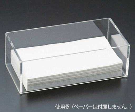 えいむ アクリル ペーパータオルボックス TC-64 427251 1個 えいむ アクリル ペーパータオルボックス TC-64 427251 1個