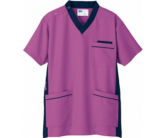 WHISEL（自重堂） 男女兼用スクラブ　ラベンダー　L WH11685 1枚