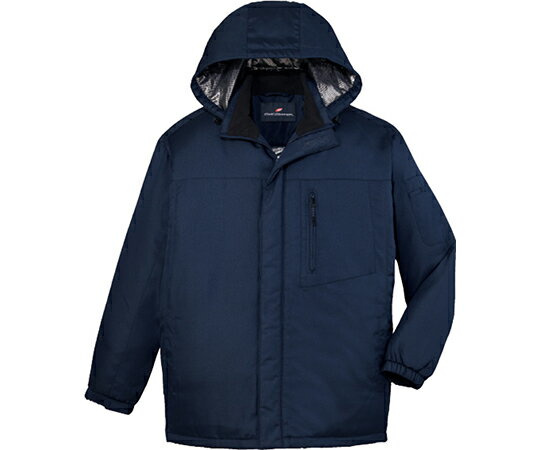 WHISEL(自重堂) ハーフコート(フード付) ネービー 5L 48483 1枚