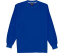 WHISEL(自重堂) 長袖Tシャツ ロイヤル ブルー 5L 85224 1枚