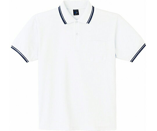 WHISEL（自重堂） 半袖ポロシャツ　ホワイト　5L 85274 1枚