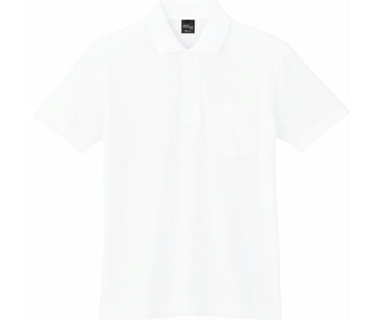 WHISEL（自重堂） 半袖ポロシャツ　ホワイト　4L 85854 1枚