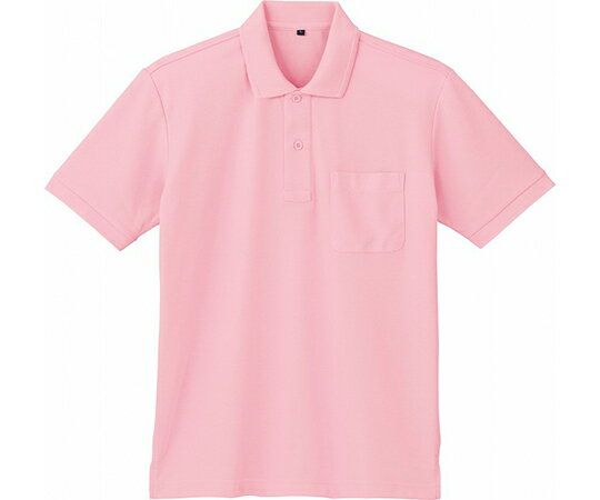 WHISEL（自重堂） 半袖ポロシャツ　コーラル　ピンク　L 85874 1枚 1