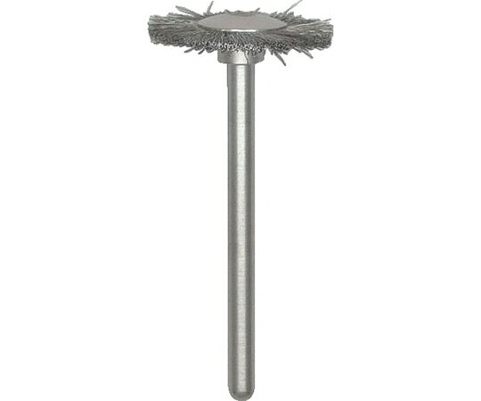 トラスコ中山 平型ブラシ　ステンレス　線0.08X外径Φ20X軸Φ3 203H-14 1本