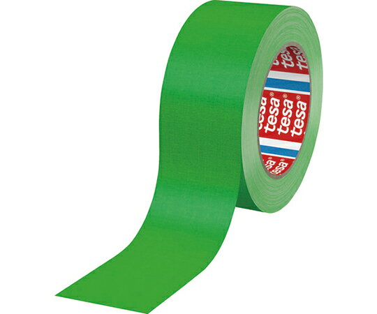 テサテープ 補修用布テープ 蛍光グリーン 25mmx25m 4671-25-25-FG 1巻