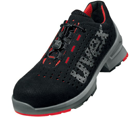 uvex ローシューズ ブラック/レッド 30.0CM 8546.6-46 1足