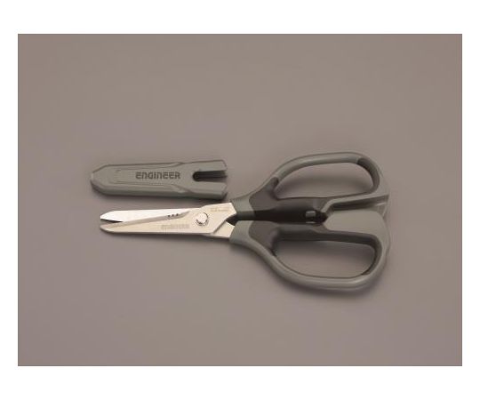 エスコ はさみ・アラミド繊維用（キャップ付）　210mm EA540EE-2A 1丁
