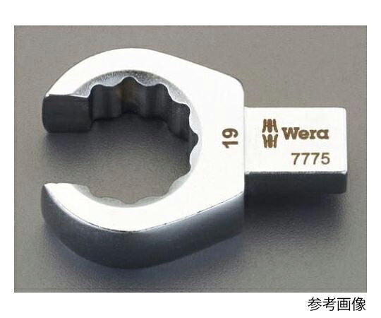 エスコ オープンリングヘッド（9×12mmジョイント用）　10mm EA723VF-10 1個●対辺（mm）：10●サイズ（幅×厚み）mm：22×11●ヘッド差込角：9×12mm