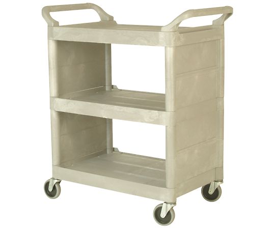 エレクター ユーティリティーカート　多目的カート/万能カート　両端パネル付き　プラチナ　W854×D473×..