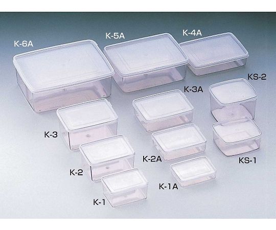 サンプラテック シール容器（角型）　KS-2　（6個入） 02260 1組(6個入)