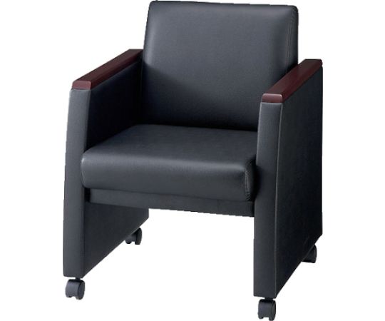 ナイキ（NAIKI） 会議用チェアー（応接タイプ） E943CW5-BK 1脚