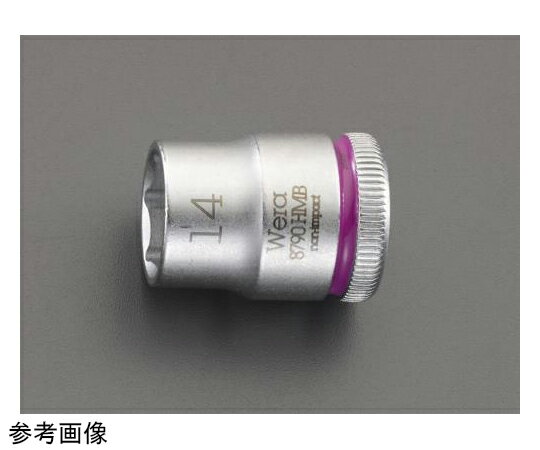 アズワン ソケット（ZYKLOP）　3/8"DR×7mm EA617AK-7A 1個