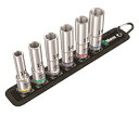 Wera Belt C 1ディープソケットベルトセット 004565 1セット(6個入)