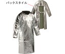 JUTEC 耐熱保護服 袖付エプロン Mサイズ HSFM120KA-2-48 1着(4)
