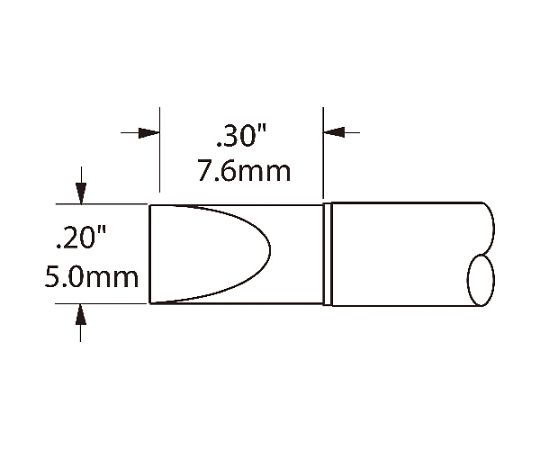OK　International Metcal　MXシリーズ　チップカートリッジ STTC-117 1本