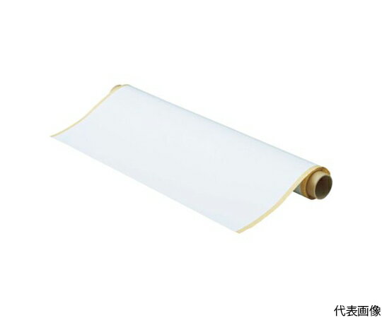 トラスコ中山 粘着剤付きスチールホワイトシート W300×H450×T0.2mm TCSN-3045 1枚