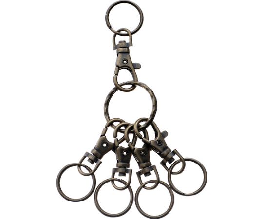 トラスコ中山 キーホルダー　リング　ブロンズ TKHR-BZ 1個