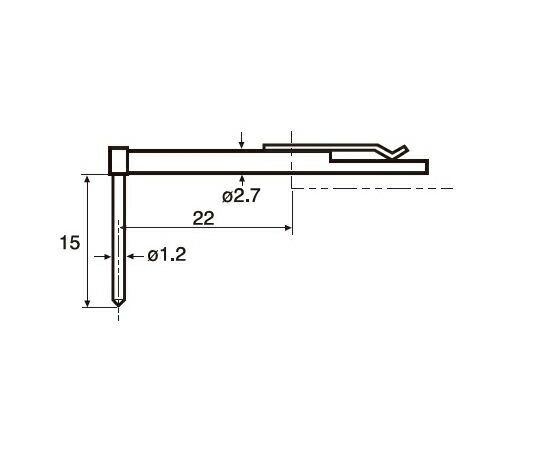 東京精密 差し替え粗さ形状測定子（先端半径5μm）（深溝・R溝） 010 2515 1個