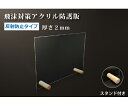 ニデック(NIDEK) アクリル防護板 反射防止タイプ スタンド付き 1200×550mm(2t) C2AA0B205050C12 1枚