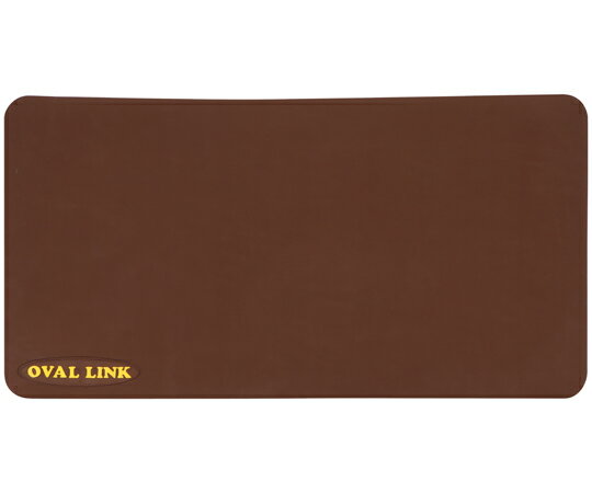 弘進ゴム オーバルリンク　浴室用マット　ブラウン　10枚入　マットタイプ L 1箱(10枚入)