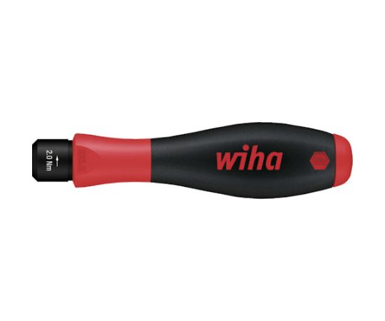 Wiha　Tools 2850 トルクフィックス 6.0 28501600 1本●設定されたトルク値で締め付ける事が出来るトルクドライバーです。●一定のトルク値に達するとドライバーブレードが内部を滑る仕掛けになっていますので、ねじの締めすぎを防止できます。●超硬チップの締め付け用に。●差込角（mm）：4●全長（mm）：135●適合ビット：4mm（2859シリーズ）●設定トルク（N・m）：6.0●適合ビット（mm）：4（2859シリーズ）●握り部径（mm）：41●トルク精度（％）：±6●グリップ径（mm）：34●負荷方向：右●トルク精度：±6％●原産国：ドイツ●コード番号：249-9517