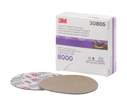 スリーエム フッキット トライザクトフィニッシングディスク 127mm #8000 1 30805 1箱(15枚入)