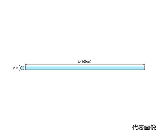 アルゴファイルジャパン ニュースーパーストーン丸棒 φ3.0×100 ブラウン NSLD3B 1本