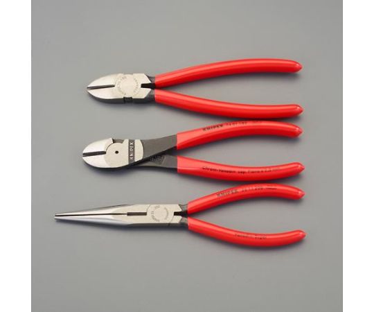 アズワン プライヤーセット（ツールロール付） 3本組 EA534KS-11 1セット