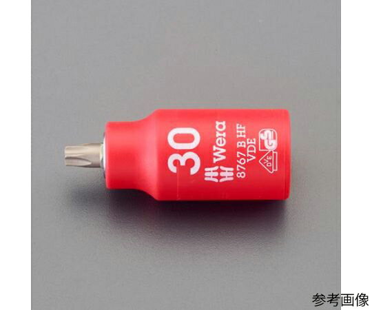 アズワン [TORX]絶縁ビットソケット 3/8"DRxT40 EA560WR-40 1個