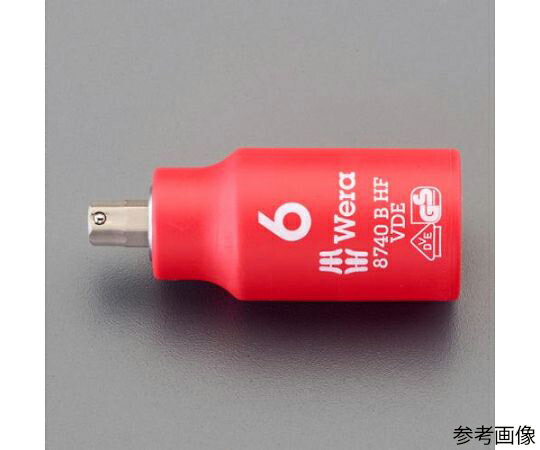 アズワン [HEX]絶縁ビットソケット 3/8"DR/4mm EA560WR-104 1個