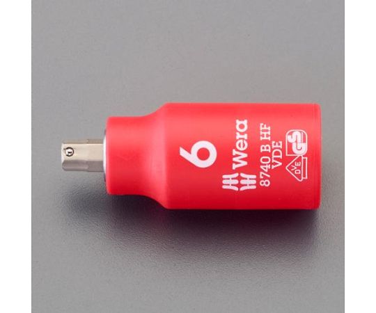 アズワン [HEX]絶縁ビットソケット 3/8"DR/6mm EA560WR-106 1個