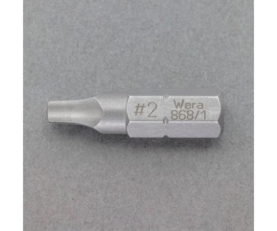 アズワン [Square]ドライバービット #2×25mm EA611AM-64 1個