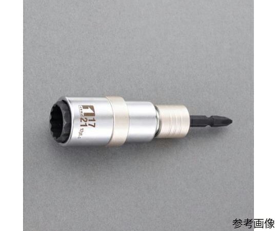 アズワン 電ドルソケット（ビット交換式） 19×24mm/6角 EA612AP-4 1個