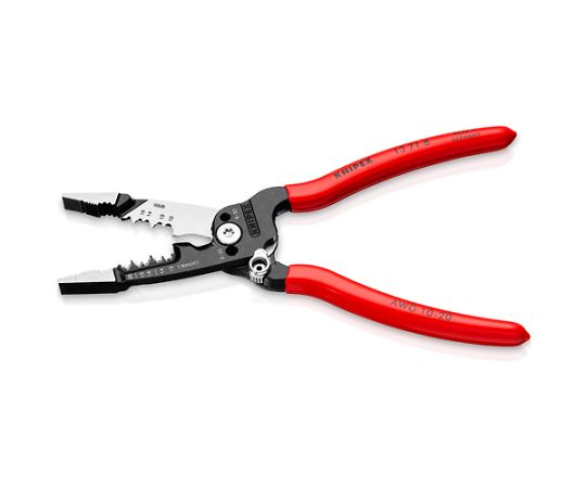 アズワン 電工プライヤー(AWG仕様/バネ付) 200mm EA537PE-26 1丁