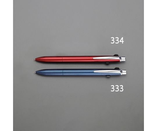 アズワン シャープ・ボールペン（黒・赤/ダークネイビー） 0.5mm EA765MG-333 1本 3