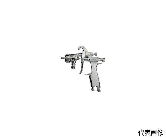 アネスト岩田 スプレーガン（圧送式） 接着剤用小形スプレーガン ノズル口径1.2mm COG1-H12 1丁●接液部はステンレス製です。●エルゴノミクスデザインを採用し、軽量化しました。●粘度により吸上式でも使用可能です。●メンテナンス性の向上を図りました。●パタン調節装置を、急激な変化からリニアな変化となるようにしました。●空気弁シートの設計を見直し、個体差を極限まで減らし、安定性を向上させました。●COG1マーキングを施し、他のスプレーガンとの差別化を図りました。●接着剤塗布用。●ノズル径（mm）：1.2●所要圧縮機（kW）：3.7●空気使用量（L/min）：395●パターン開き（mm）：250●霧化段階：汎用●エア取付口：G1/4●カップ取付口：G3/8●吹付空気圧力（MPa）：0.29●塗料供給方式：圧送式●塗料噴射量（ml/min）：200●圧送式●材質／仕上：本体／アルミダイカスト、接液部／ステンレス●注意：人間工学（エルゴノミクス）と呼ばれる研究分野に基づき、より自然に、無理なく、効率的に扱えるよう最適化されたデザイン●原産国：日本●コード番号：255-8539