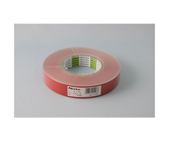 日東エルマテリアル ラインテープE‐A（BC）0.16mm×25mm×50m 赤 E-A25R 1巻