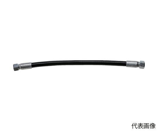 パーカー　ハネフィン 工業用ホース グローバルコアホース 両端管用平行めねじユニオン（オスシート付） 使用圧力21.0MPa 許容曲げ半径90mm以上 F387TCGUGU080808-100CM 1本