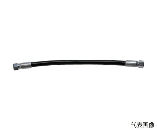パーカー　ハネフィン 工業用ホース グローバルコアホース 両端管用平行めねじユニオン（オスシート付） 使用圧力28.0MPa 許容曲げ半径90mm以上 F487TCGUGU080808-100CM 1本